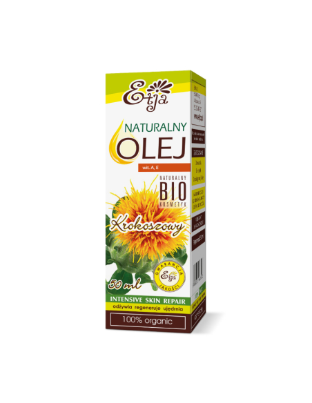 Olej Krokoszowy BIO – Właściwości i Zastosowanie 50 ml | Etja