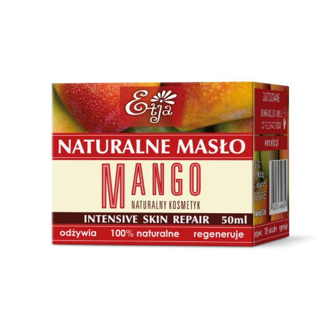 Masło Mango do Ciała i Włosów - Naturalne 50ml | Etja
