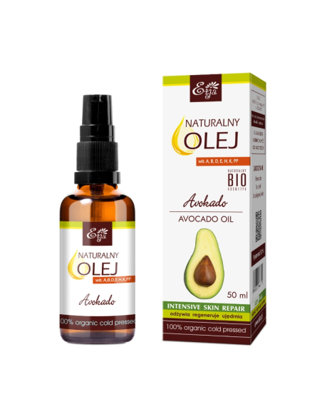 Olej Awokado BIO - Naturalny olejek z awokado na włosy | Etja