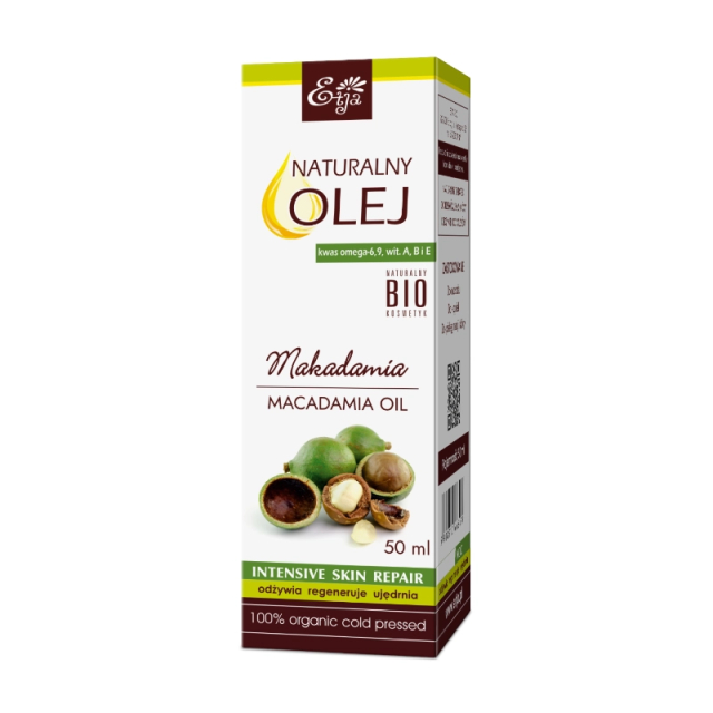 Olej Makadamia BIO - Kosmetyczny olej makadamia do picia