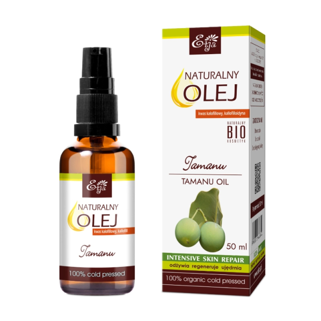 Olej Tamanu BIO – na Blizny, Trądzik i AZS 50 ml | Etja