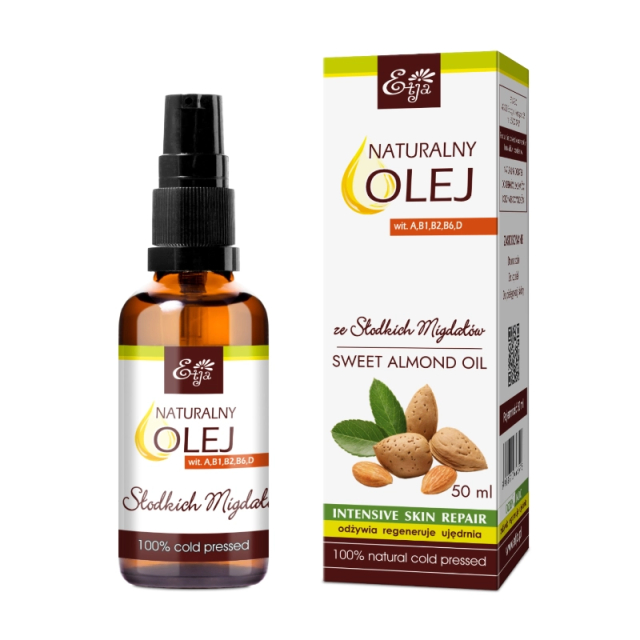 Olej ze Słodkich Migdałów 50 ml – Naturalny | Etja