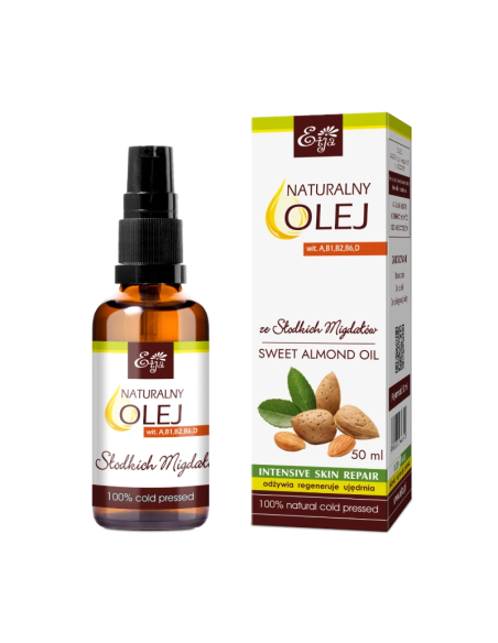 Olej ze Słodkich Migdałów 50 ml – Naturalny | Etja