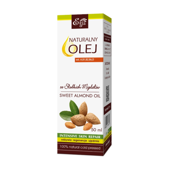 Olej ze Słodkich Migdałów 50 ml – Naturalny | Etja